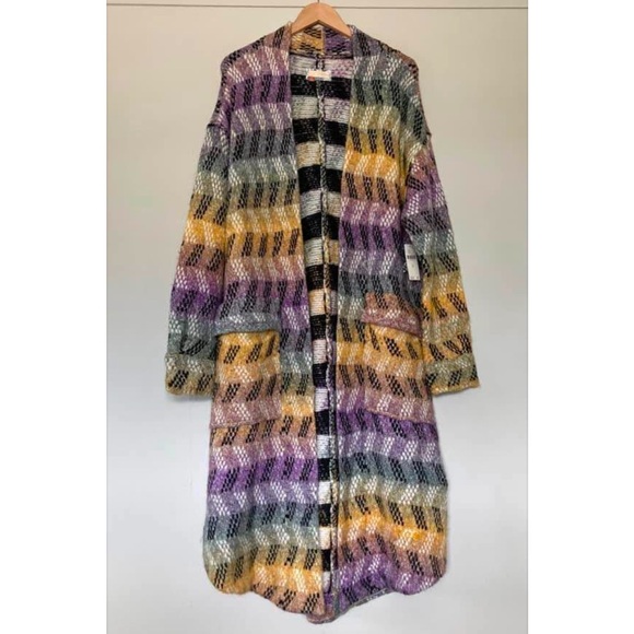 Anthropologie Pilcro Geo Sweater Coat M - Picture 2 of 2